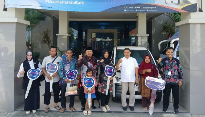 Hadiah Undian Tabungan Bima Bank Jateng Slawi, Nasabah Bawa Pulang 1 Mobil dan 5 Motor