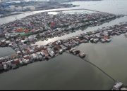 Ilustrasi Kampung Nelayan Tambakrejo, Semarang.