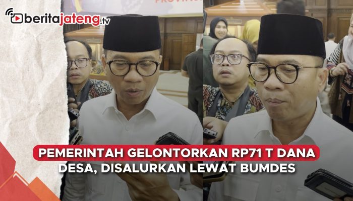 Video Pemerintah Gelontorkan Rp71 Triliun Dana Desa, Disalurkan Lewat BUMDes