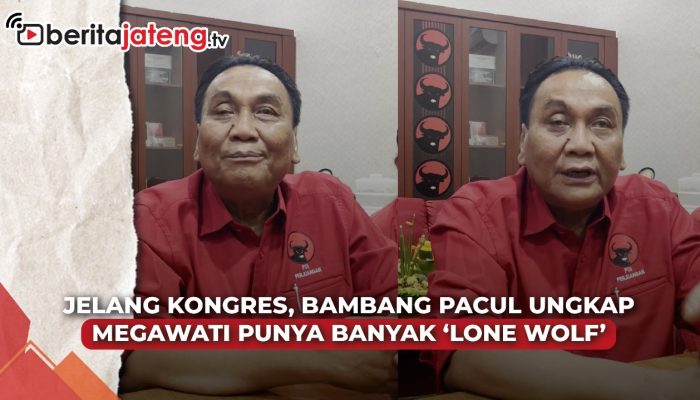 Video Jelang Kongres PDIP, Bambang Pacul Ungkap Megawati Punya Banyak ‘Lone Wolf’