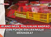 Video Jelang Imlek, Penjualan Angpao dan Pohon Sakura Mulai Meningkat