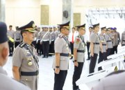 Upacara serah terima jabatan sejumlah kapolres di Mapolda Jateng, Semarang. (ant)