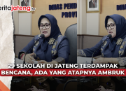 Video 29 Sekolah di Jateng Terdampak Bencana, Ada yang Atapnya Ambruk