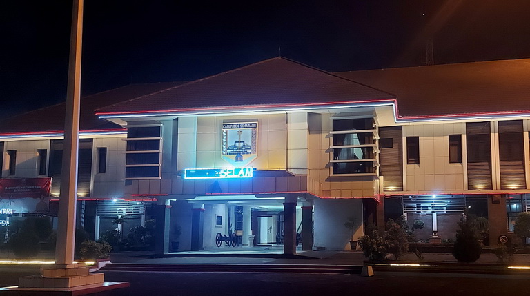 Ilustrasi Gedung Setda Kabupaten Semarang.