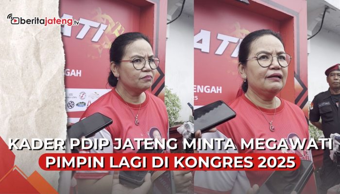 Video Kader PDIP Jateng Minta Megawati Ketum Lagi