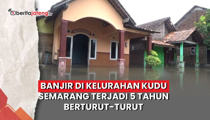 Video Banjir Kelurahan Kudu Semarang Terjadi 5 Tahun Berturut-turut