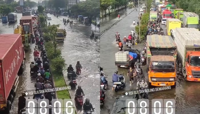 Banjir Belum Surut, Ini Jalan Alternatif Hindari Genangan di Pantura Kaligawe Semarang-Demak