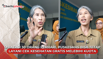 Video Cek Kesehatan Gratis Dibatasi 30 Orang per Hari