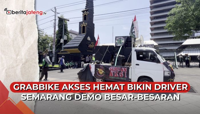 Video Grab Hemat Dianggap Memberatkan, Ojol Demo di Gubernuran