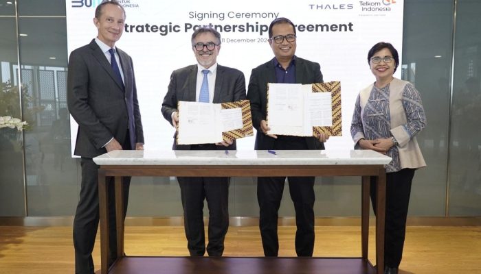 Telkom dan Thales Jalin Kemitraan Strategis untuk Keamanan Digital dan Kota Cerdas di Indonesia
