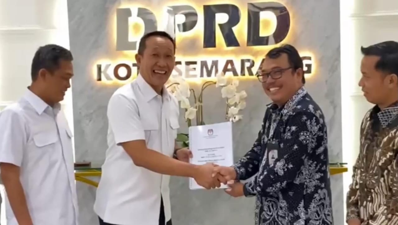 DPRD Umumkan Walikota dan Wakil Walikota Semarang Terpilih Hasil Pilkada 2024