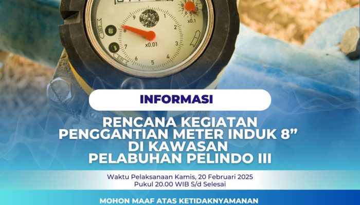 Sempat Tertunda, PDAM Tirta Moedal Siapkan Penggantian Meter Induk di Kawasan Pelindo III