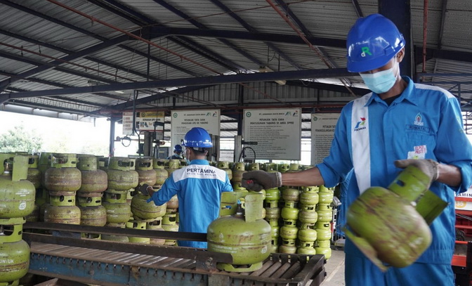 Stok LPG 3kg di Jateng DIY Aman hingga Lebaran, Pertamina Himbau Tak Perlu Panic Buying