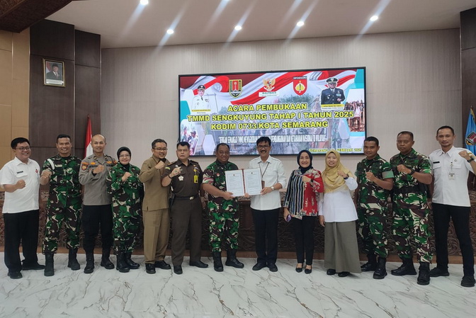 TMMD Sengkuyung Tahap 1 Semarang Dimulai, Kegiatan Tetap Berjalan Meski Ada Efisiensi Anggaran