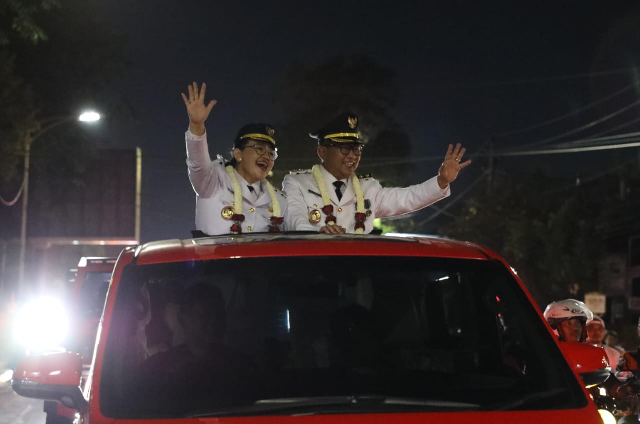 Agustin-Iswar Disambut Ribuan Warga, Siap Jalankan Amanah dengan Tanggung Jawab