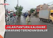 Video Jalan Kaligawe Semarang Kembali Terendam Banjir