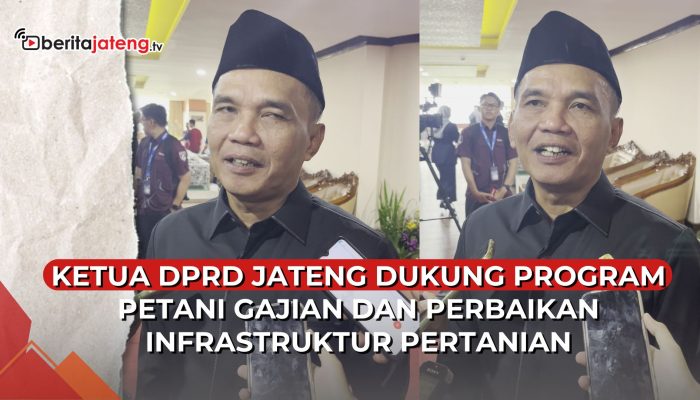 Video Ketua DPRD Jateng Dukung Program Petani Gajian