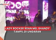 Video Lady Rocker 90an Mel Shandy Tampil di Ungaran