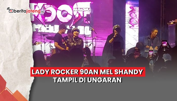 Video Lady Rocker 90an Mel Shandy Tampil di Ungaran