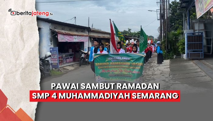 Video Meriahnya Pawai Sambut Ramadan SMP 4 Muhammadiyah Semarang