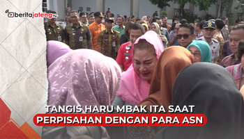 Video Tangis Haru Mbak Ita saat Perpisahan dengan Para ASN