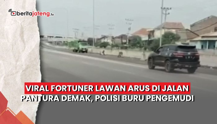 Video Viral Fortuner Lawan Arus di Jalan Pantura Demak, Polisi Buru Pengemudi