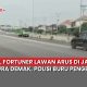 Fortuner lawan arus