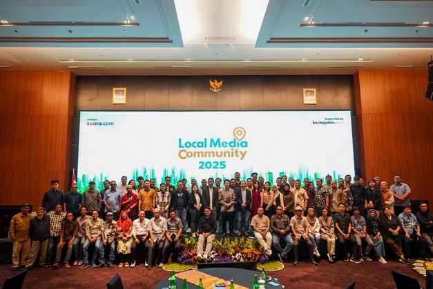 Local Media Community (LMC) 2025 digelar di Hotel Whiz Luxe Hotel Spazio Surabaya pada 4-5 Februari 2025. (Suara.com)
