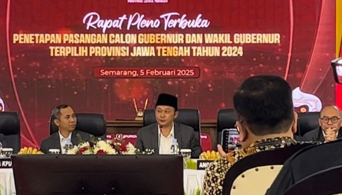 Luthfi-Yasin Tak Hadir di Rapat Pleno Penetapan Gubernur-Wagub Terpilih, KPU: Sudah Kami Undang