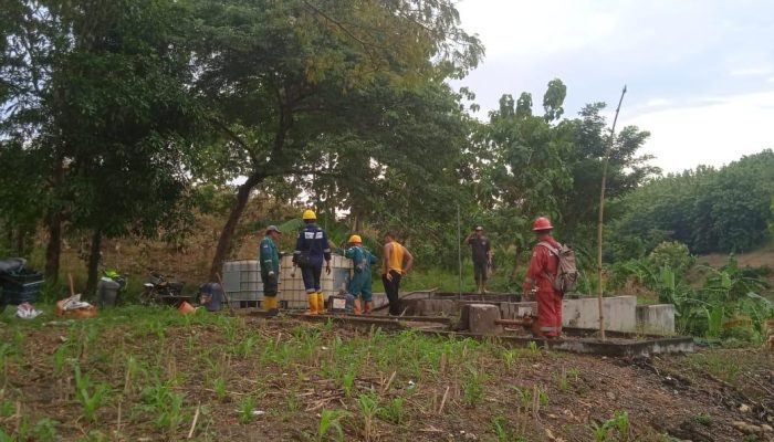 KSO KVELL Blora Energi Sigap Tangani Aliran Fluida di Desa Ngraho Kabupaten Blora