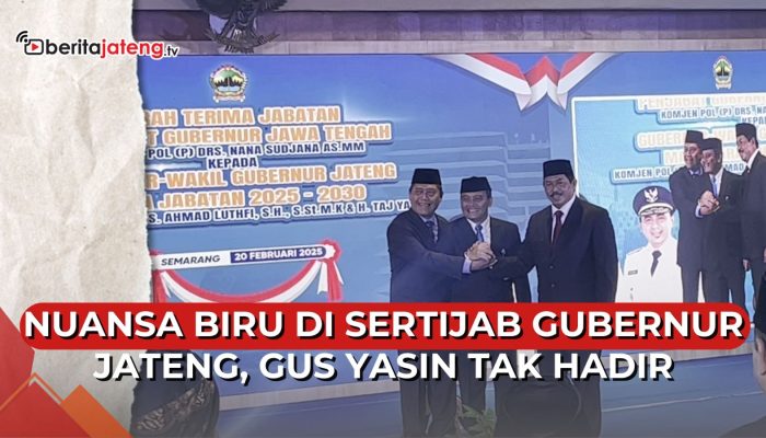 Video Full Nuansa Biru di Sertijab Gubernur Jateng