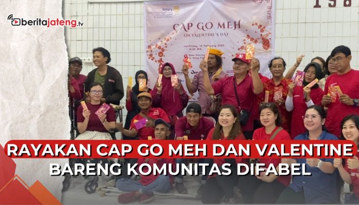 Video Rayakan Cap Go Meh dan Valentine Bareng Komunitas Difabel