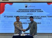 Gandeng Bank Jateng, Polres Wonosobo Sepakati Kerja Sama Pembayaran Payroll Gaji PNPP