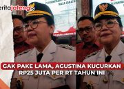 Video Nggak Pake Lama, Agustina Cairkan Rp25 Juta per RT Tahun Ini