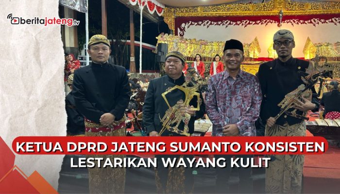 Video Ketua DPRD Jateng Sumanto Konsisten Lestarikan Wayang Kulit