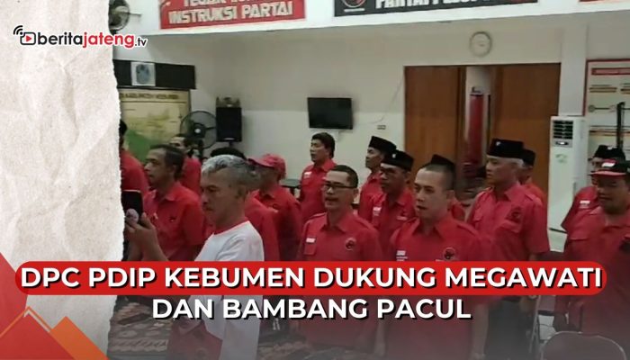 Video DPC PDIP Kebumen Dukung Megawati dan Bambang Pacul Kembali Pimpin Partai