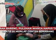 Video Puluhan Warga Hapus Tato Gratis di Mualaf Center Semarang