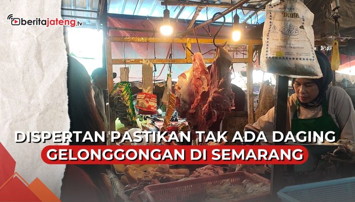 Video Dispertan Pastikan Tak Ada Daging Glonggongan di Semarang