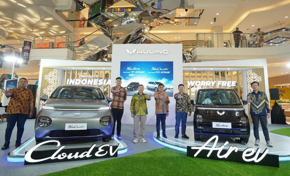 Luncurkan New Air ev dan Cloud EV, Wuling Gelar Pameran di Paragon Mall Semarang
