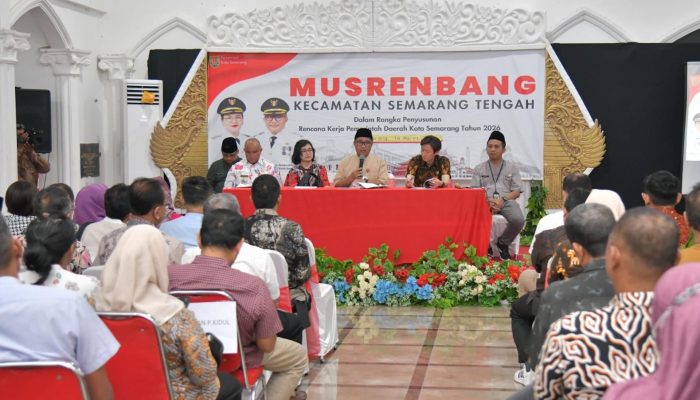 Agustina-Iswar Sampaikan Kebijakan Pembangunan Kota Semarang di Musrenbang