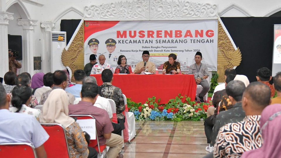 Agustina-Iswar Sampaikan Kebijakan Pembangunan Kota Semarang di Musrenbang