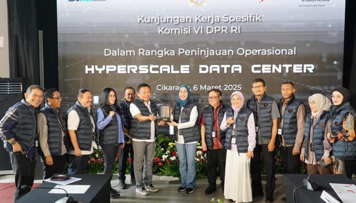 Komisi VI DPR RI Tinjau Hyperscale Data Center Telkom, Dorong Transformasi Digital Nasional