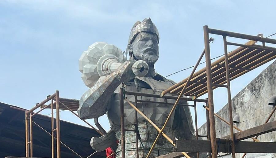 Jalan Pahlawan Semarang Bakal Dihiasi Patung Wayang, Telan Biaya Rp 800Juta Per Patung