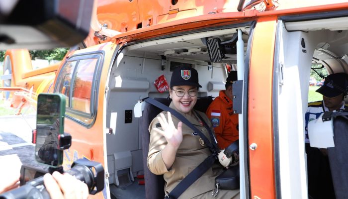 Lakukan Pantauan Udara, Walikota Agustina Pastikan Arus Mudik Berjalan Lancar