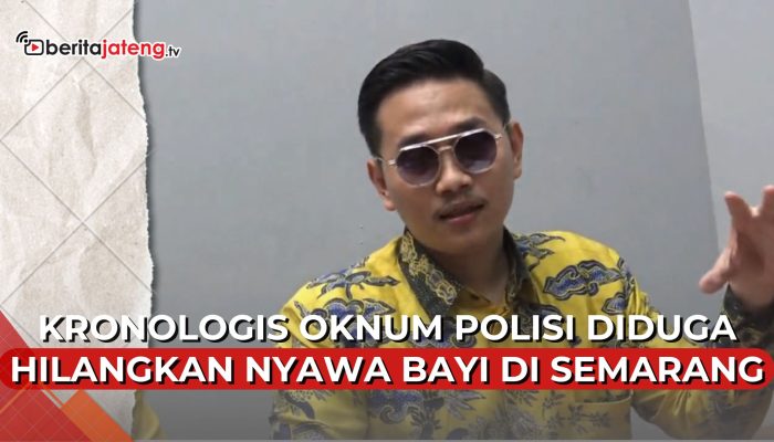 Video Kronologis Brigadir Ade Kurniawan Diduga Cekik Bayi Hingga Tewas di Semarang
