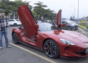 Cakep! Mobil Listrik MG Cyberster Mulai Mengaspal di Indonesia, Begini Review YouTuber Otomotif Fitra Eri