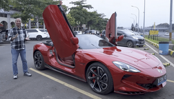 Cakep! Mobil Listrik MG Cyberster Mulai Mengaspal di Indonesia, Begini Review YouTuber Otomotif Fitra Eri