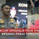 Pencuri Spesialis Truk Parkir Beraksi Pakai Tongsis
