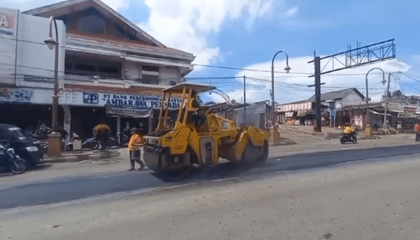Info, Lur! Hari Ini Jalan Jenderal Sudirman Ambarawa Bakal Ditutup Total: Pengaspalan Penuh, Kamis Beres