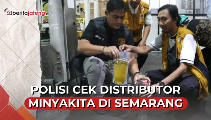 Video Polisi Cek Distributor Minyakita di Semarang